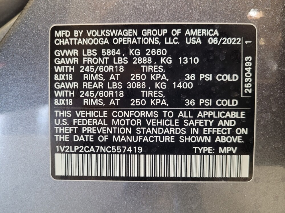 2022 Volkswagen Atlas in Las Vegas, NV 89102 - 18086266 33