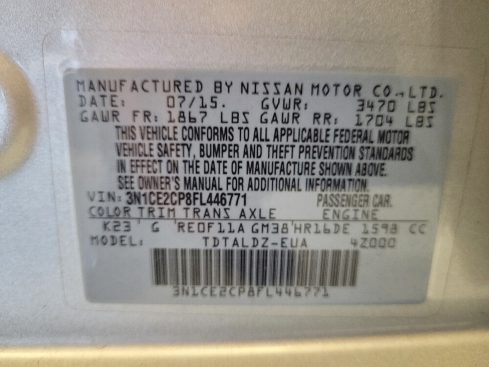 2015 Nissan Versa Note in Sacramento, CA 95821 - 18086291 33