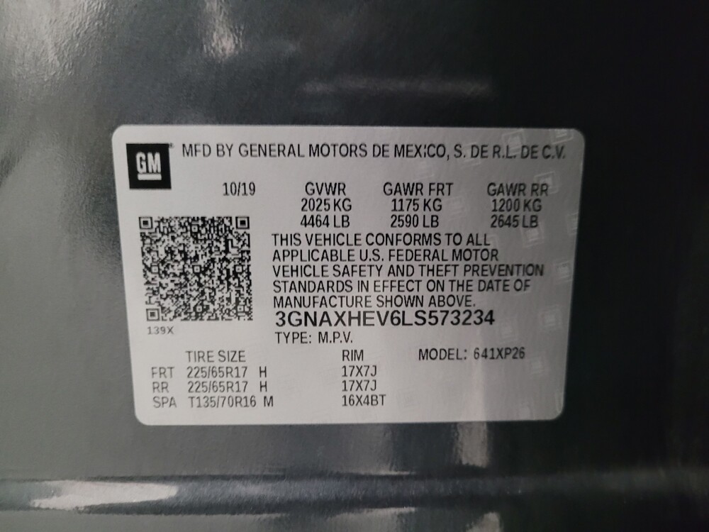 2020 Chevrolet Equinox in Downey, CA 90241 - 18086298 33