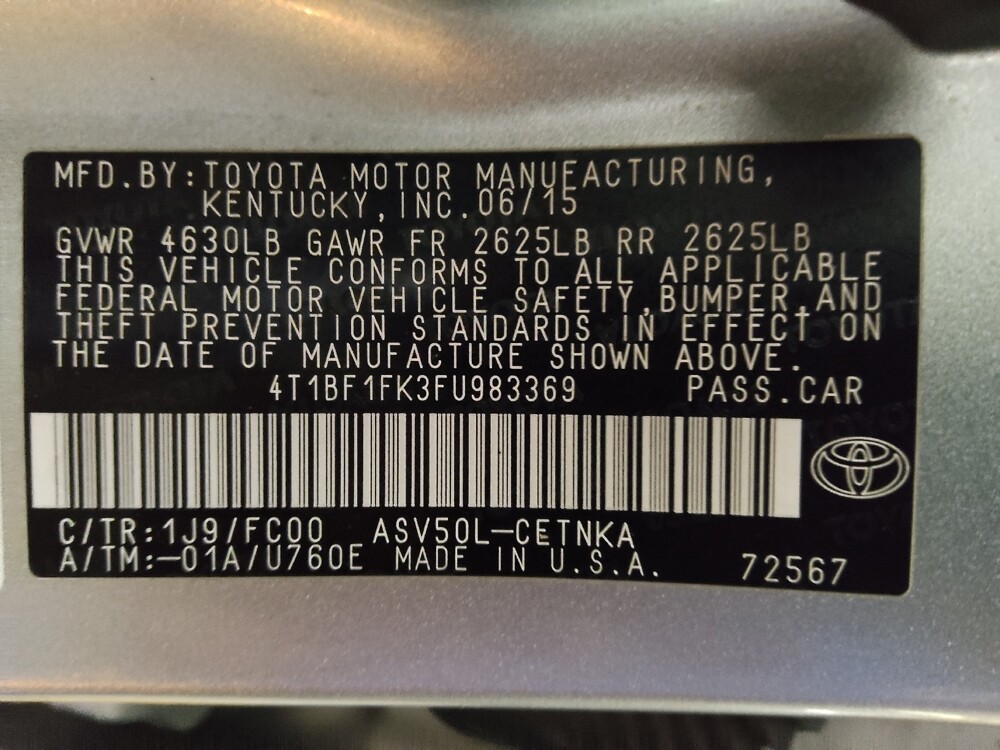 2015 Toyota Camry in Union City, GA 30291 - 18086306 33