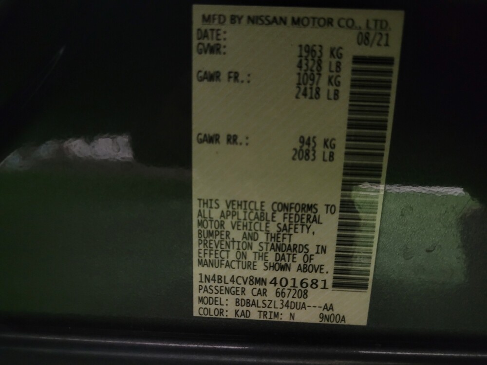 2021 Nissan Altima in Birmingham, AL 35215 - 18086311 33