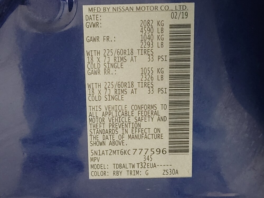 2019 Nissan Rogue in Phoenix, AZ 85015 - 18086337 33