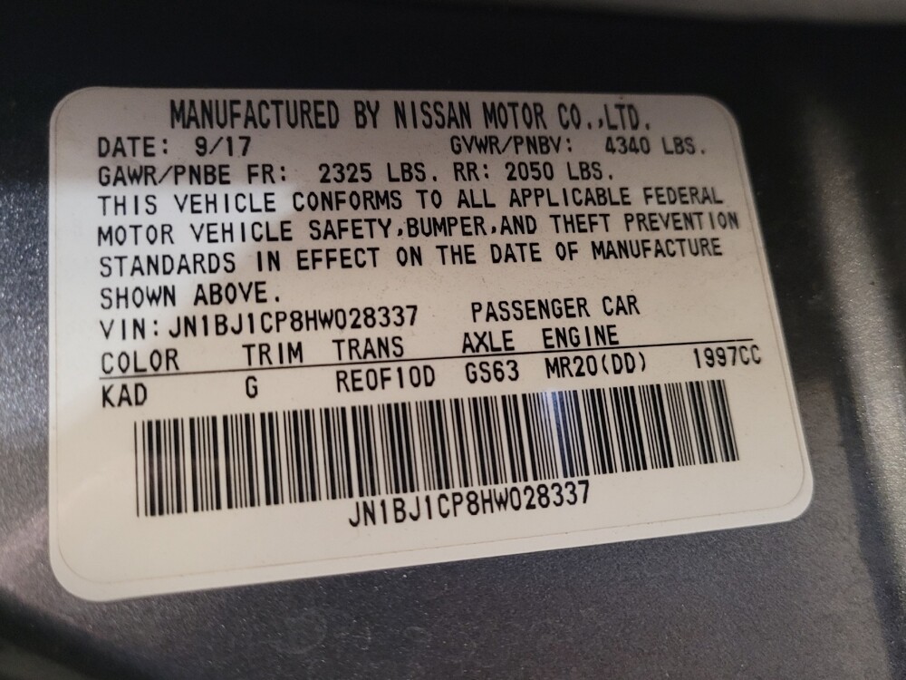 2017 Nissan Rogue Sport in Kissimmee, FL 34744 - 18086357 33