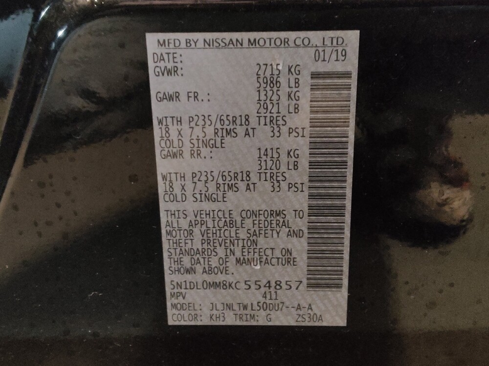 2019 INFINITI QX60 in Hialeah, FL 33014 - 18086362 33