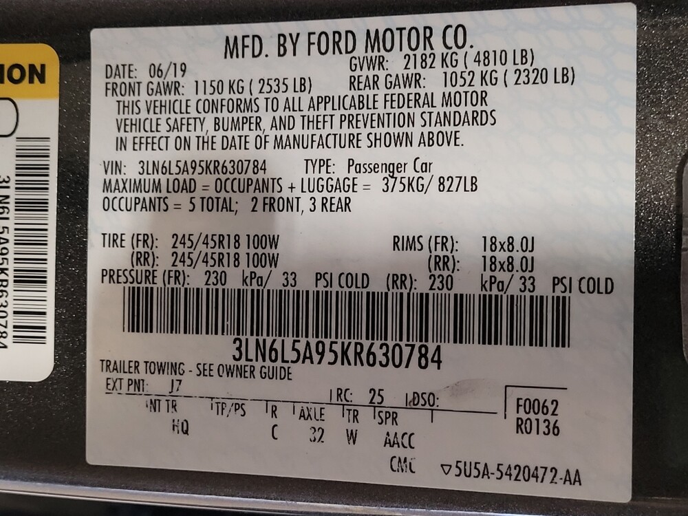 2019 Lincoln MKZ in Mobile, AL 36606 - 18086372 33