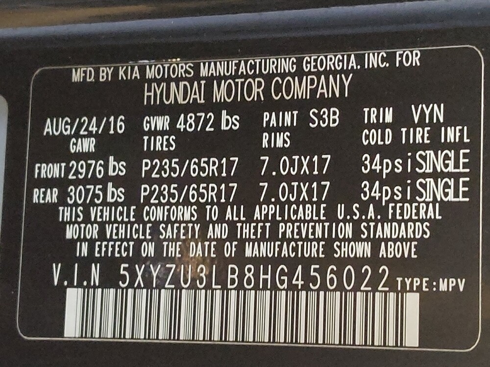 2017 Hyundai Santa Fe in Raleigh, NC 27604 - 18086377 33