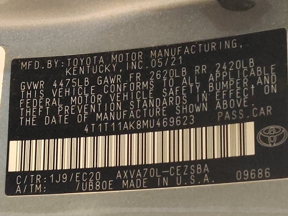 2021 Toyota Camry in Greenville, SC 29607 - 18086383 33