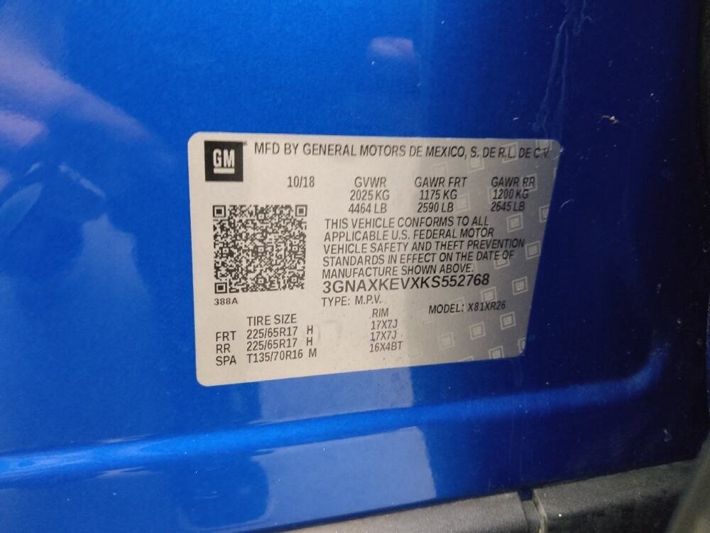 2019 Chevrolet Equinox in Lakewood, CO 80215 - 18086385 33