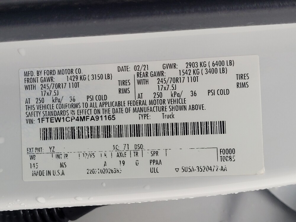 2021 Ford F150 in St. Louis, MO 63136 - 18086390 33