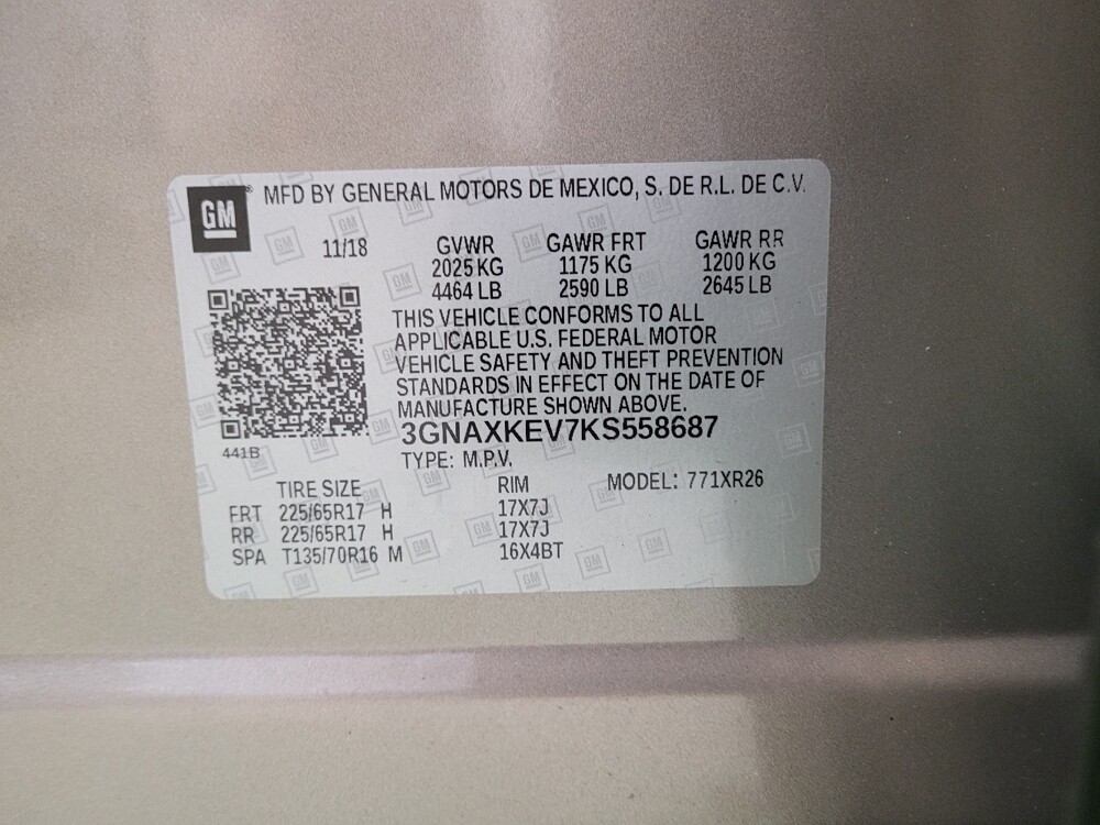 2019 Chevrolet Equinox in Maple Heights, OH 44137 - 18086419 33