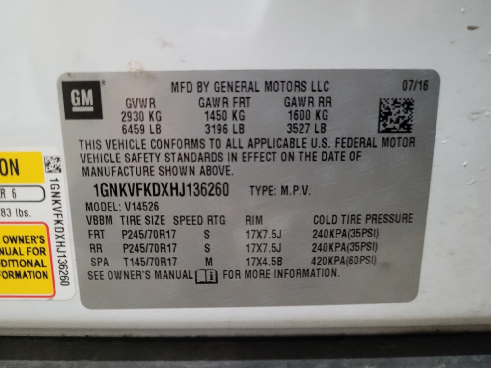 2017 Chevrolet Traverse in Allentown, PA 18103 - 18086432 33