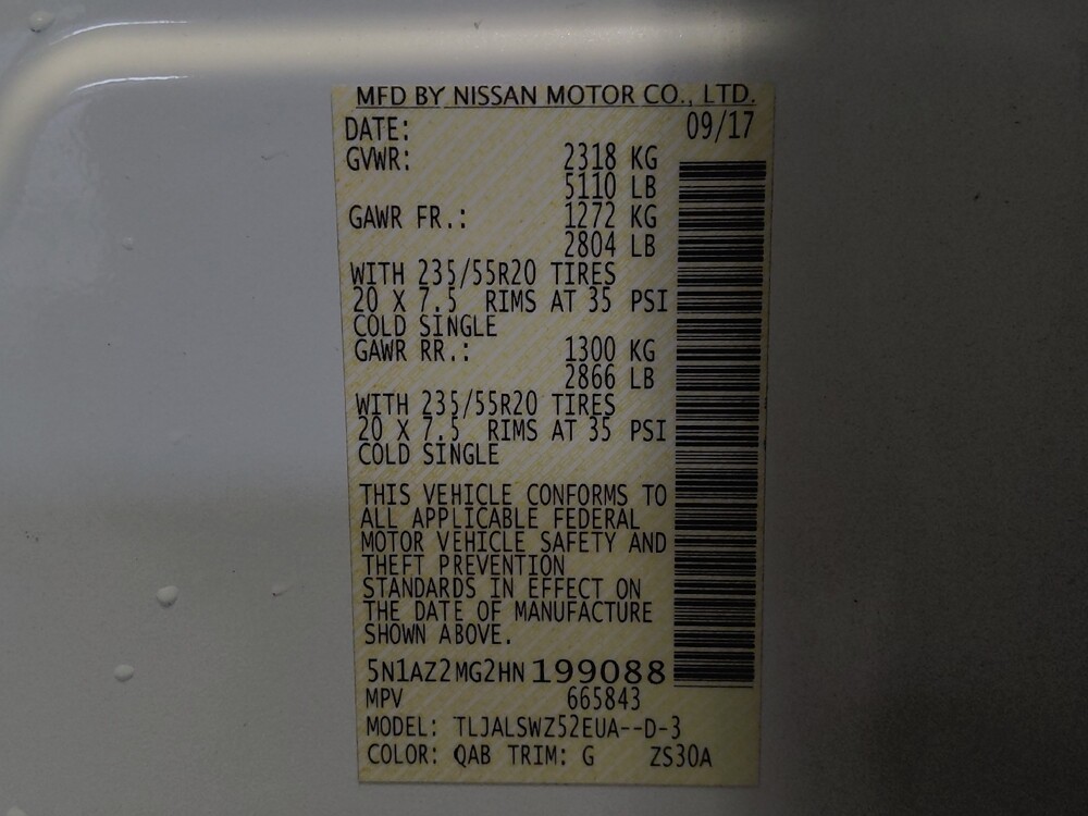 2017 Nissan Murano in Pensacola, FL 32505 - 18086474 33