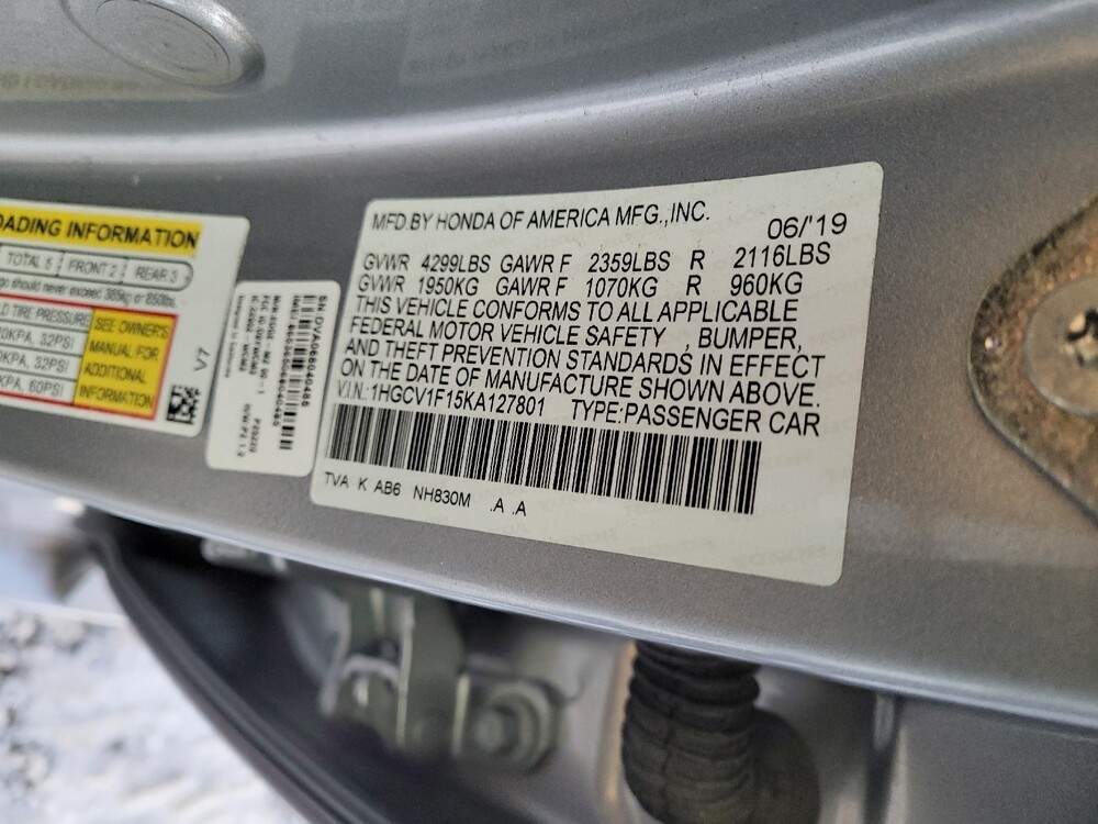 2019 Honda Accord in Maple Heights, OH 44137 - 18086476 33