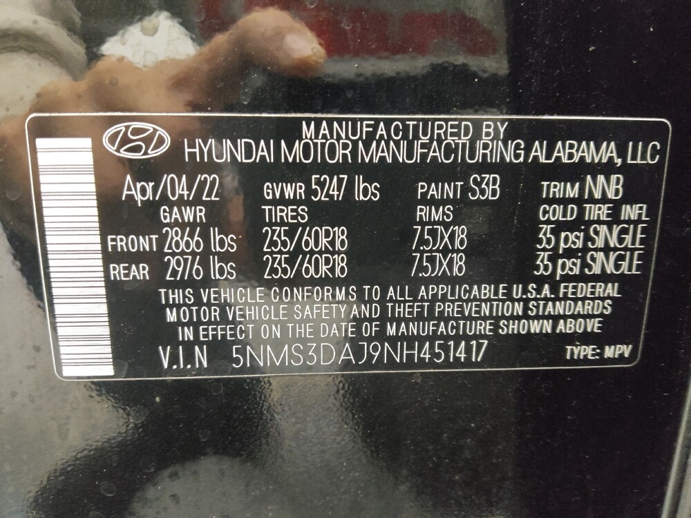 2022 Hyundai Santa Fe in St. Louis, MO 63136 - 18086477 33