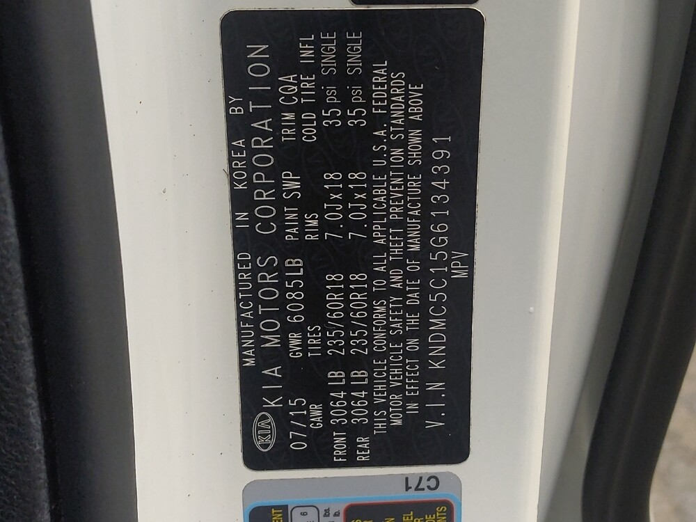 2016 Kia Sedona in Fairfield, OH 45014 - 18086482 33