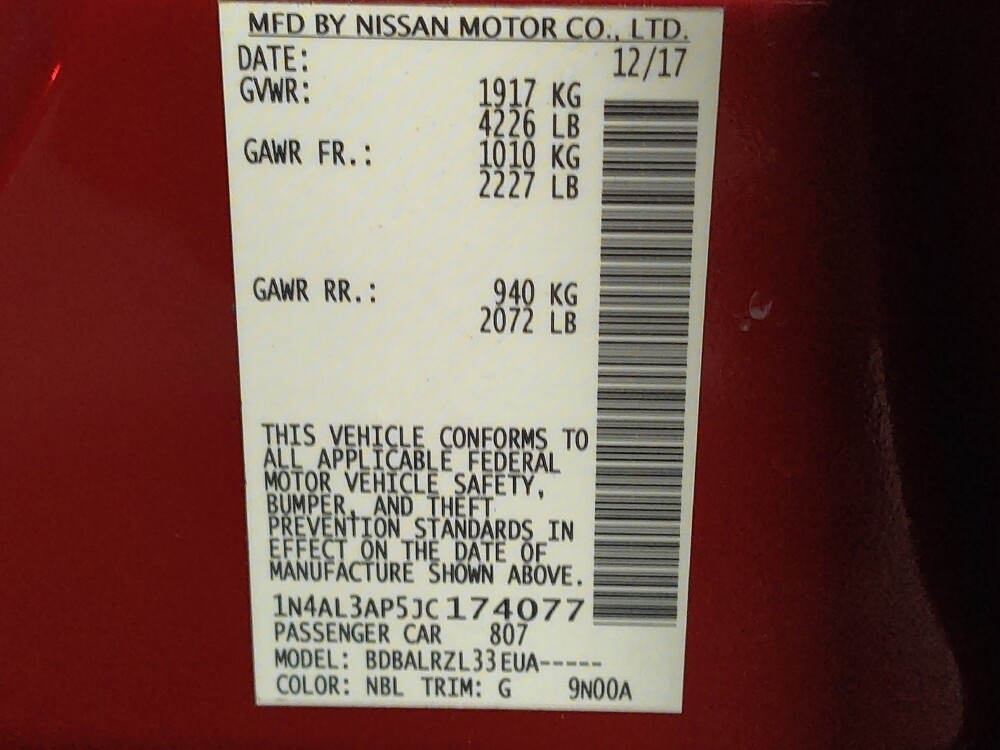 2018 Nissan Altima in Charlotte, NC 28213 - 18086500 33