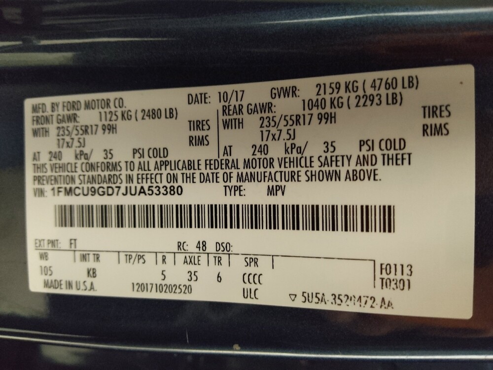 2018 Ford Escape in Eastpointe, MI 48021 - 18086519 33