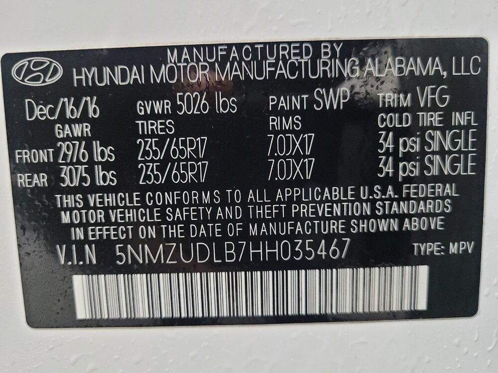 2017 Hyundai Santa Fe in Peoria, IL 61615 - 18086534 33