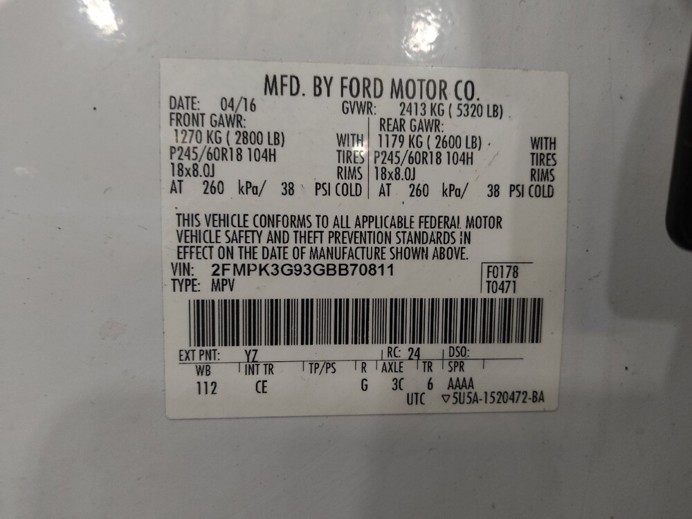 2016 Ford Edge in Pensacola, FL 32505 - 18086537 33