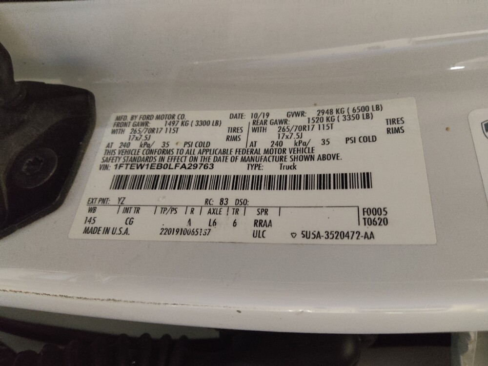 2020 Ford F150 in Macon, GA 31210 - 18086548 33