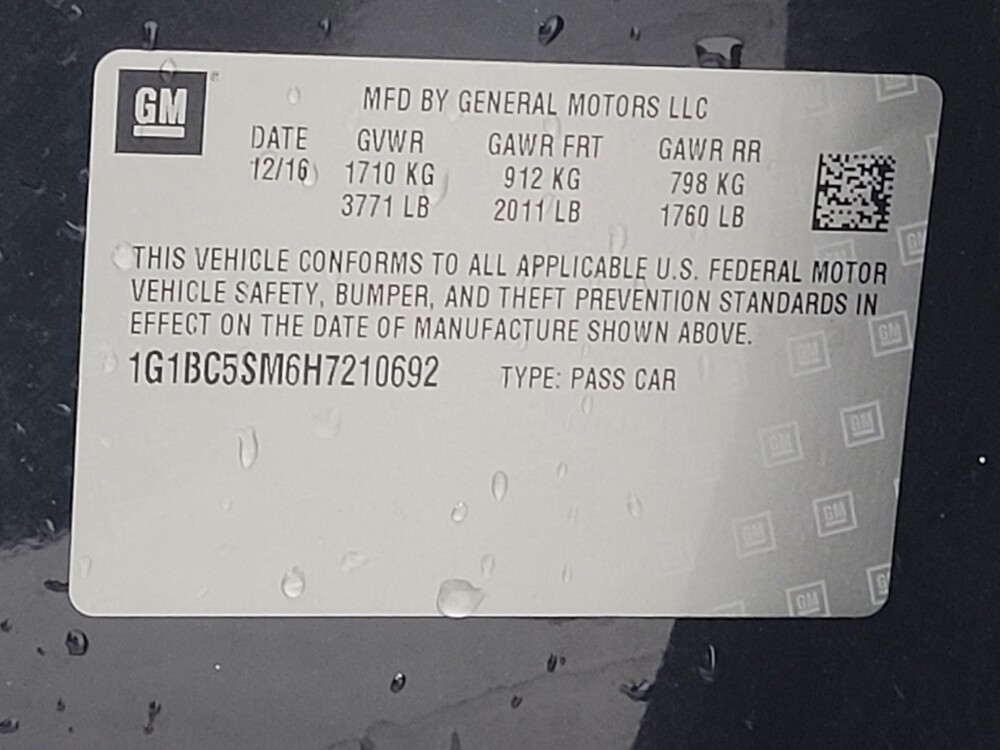 2017 Chevrolet Cruze in Memphis, TN 38128 - 18086563 33