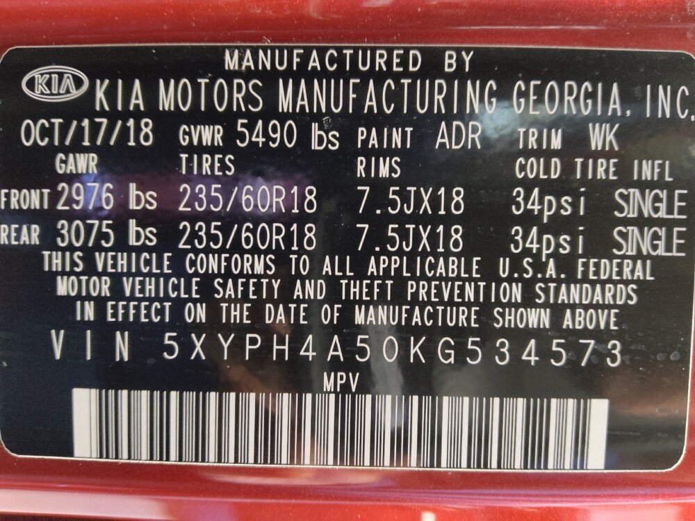 2019 Kia Sorento in Corpus Christi, TX 78412 - 18086569 33