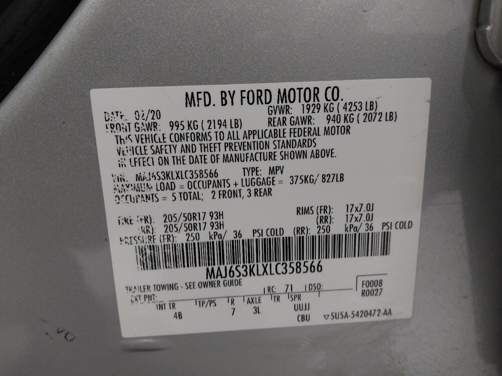 2020 Ford EcoSport in Columbus, OH 43231 - 18086571 33