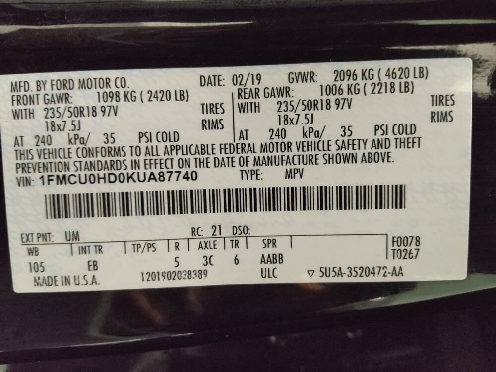 2019 Ford Escape in Denver, CO 80012 - 18086594 33