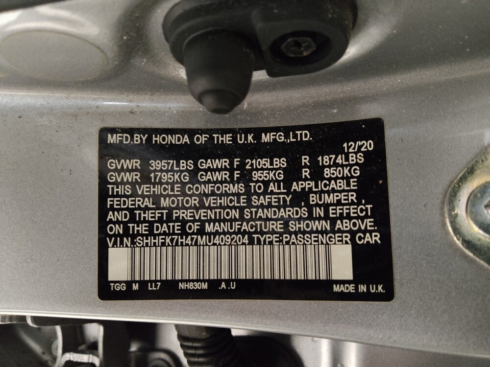 2021 Honda Civic in Morrow, GA 30260 - 18086604 33