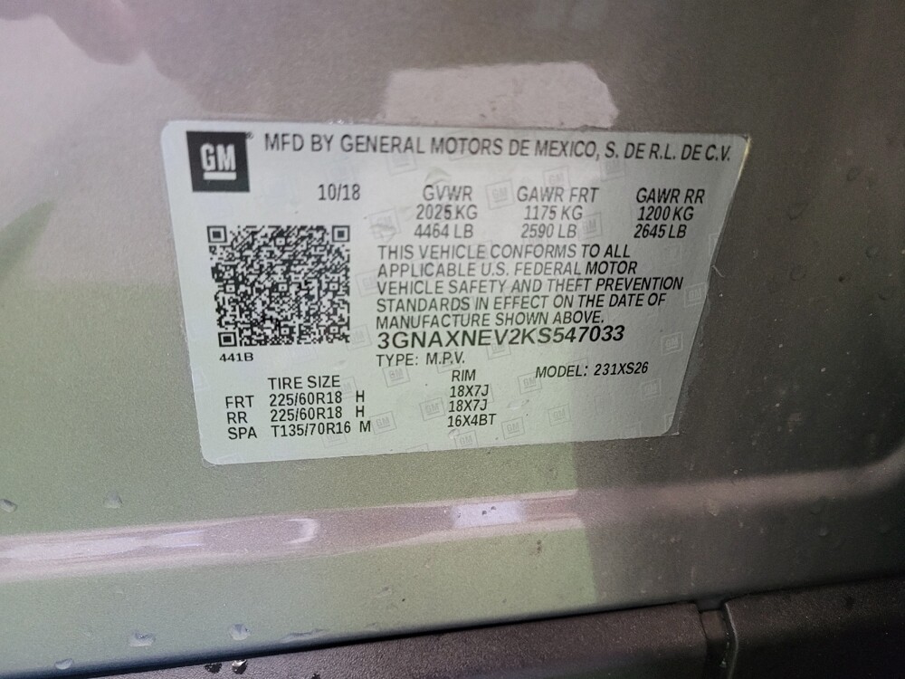 2019 Chevrolet Equinox in Lexington, KY 40509 - 18086622 33