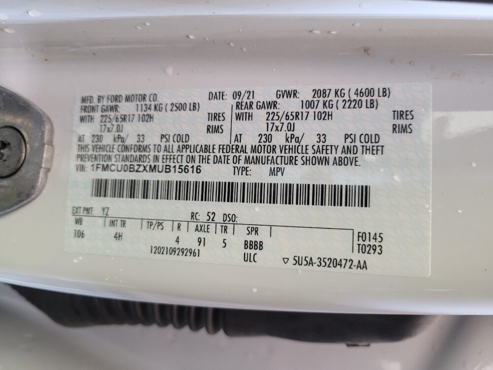 2021 Ford Escape in Maple Heights, OH 44137 - 18086627 33