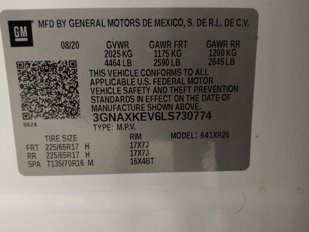 2020 Chevrolet Equinox in Athens, GA 30606 - 18086651 33