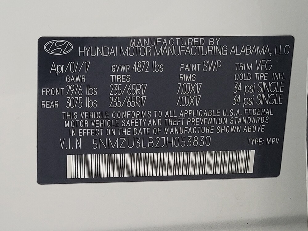 2018 Hyundai Santa Fe in Memphis, TN 38128 - 18086659 33