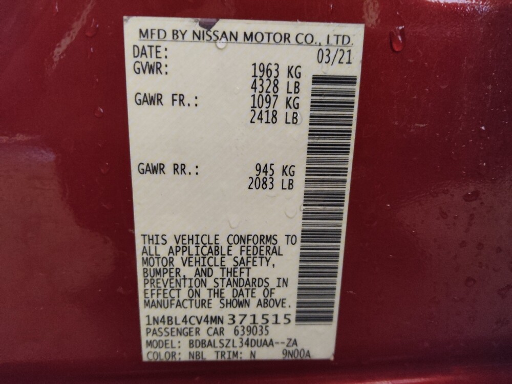 2021 Nissan Altima in Houston, TX 77060 - 18086670 34