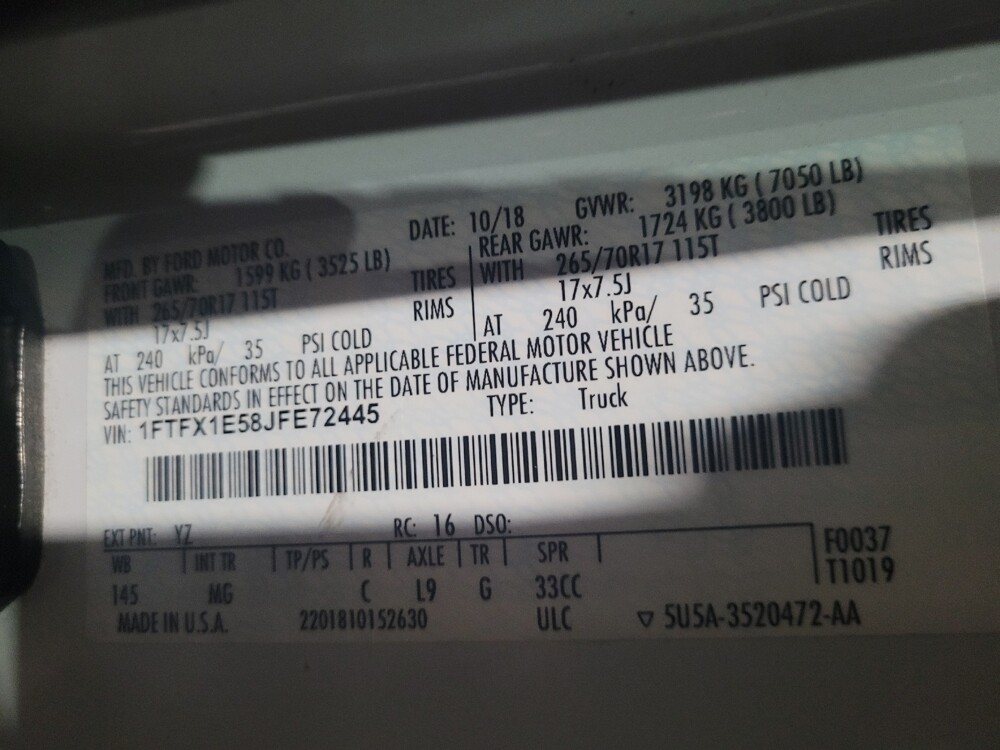 2018 Ford F150 in Owings Mills, MD 21117 - 18086687 33