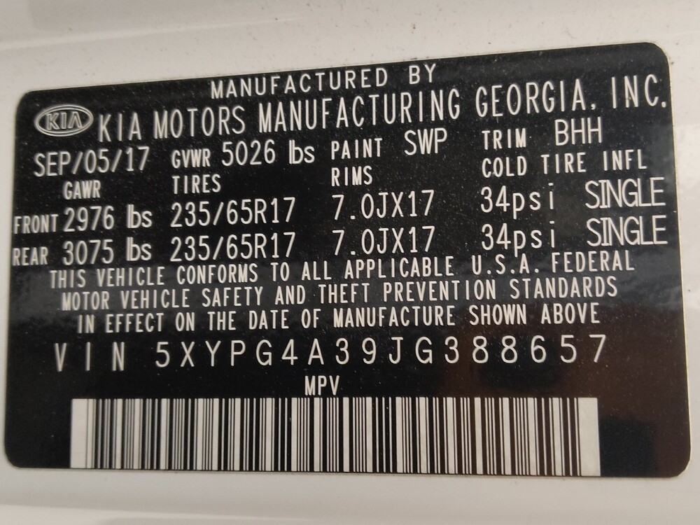 2018 Kia Sorento in Wilmington, NC 28405 - 18086715 33