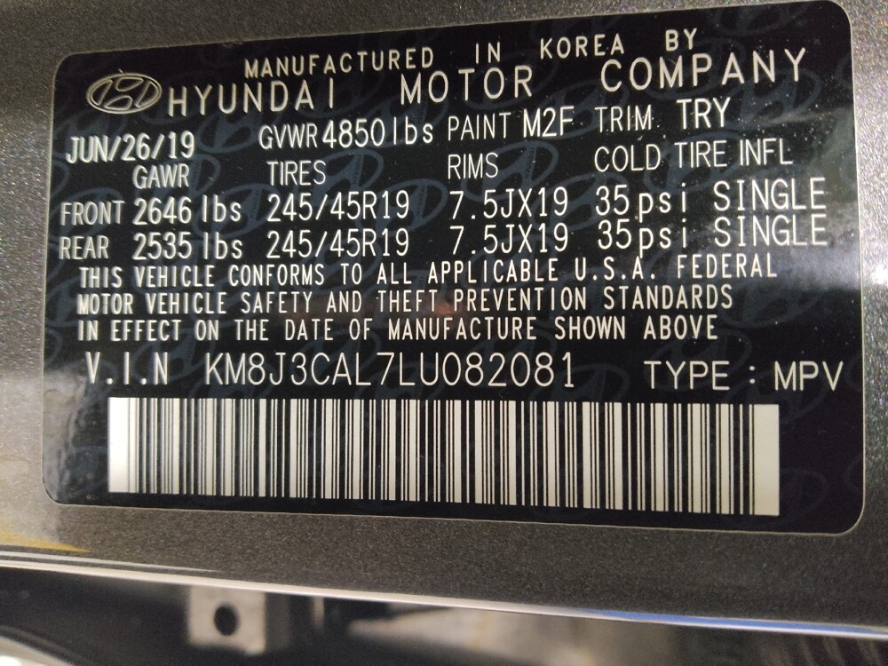 2020 Hyundai Tucson in Union City, GA 30291 - 18086720 33