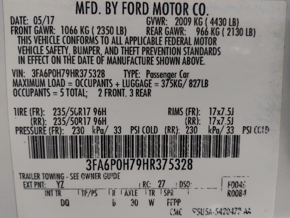 2017 Ford Fusion in Houston, TX 77060 - 18086724 33