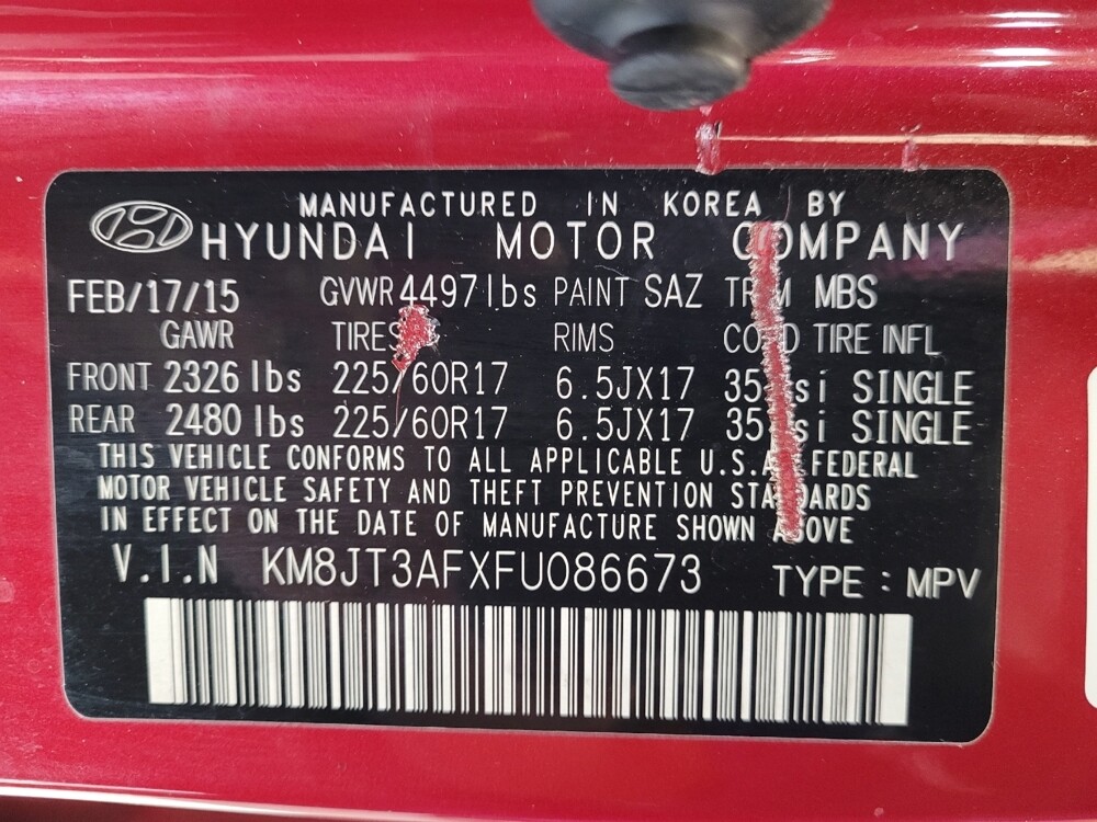 2015 Hyundai Tucson in Riverside, CA 92504 - 18086732 33