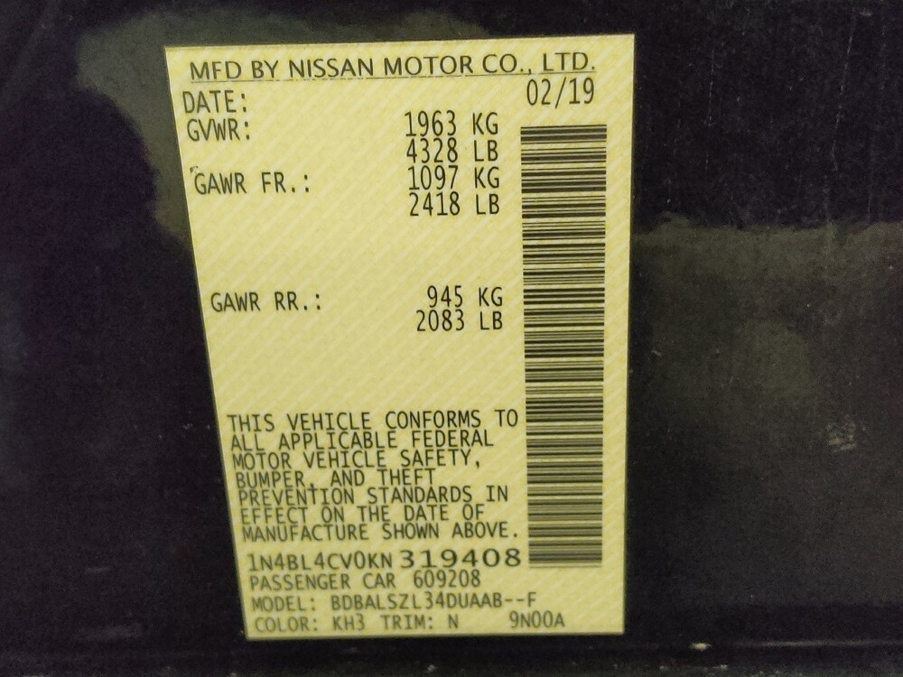 2019 Nissan Altima in Columbia, SC 29210 - 18086747 33