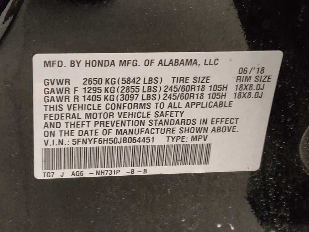 2018 Honda Pilot in Plano, TX 75074 - 18086756 33