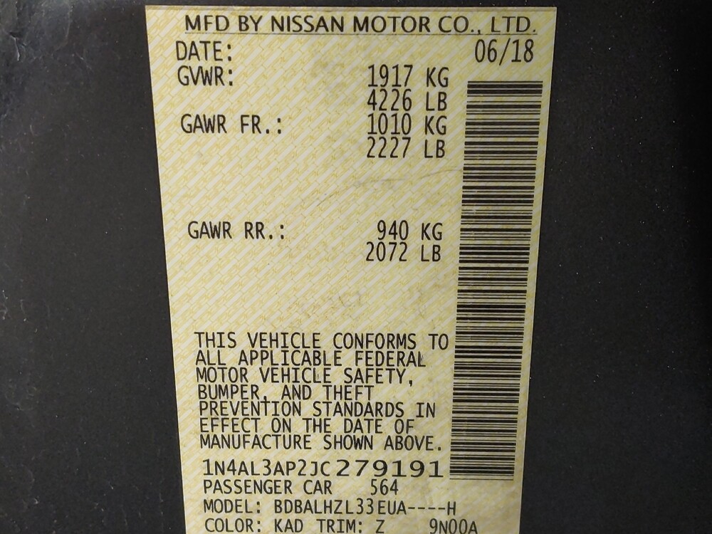 2018 Nissan Altima in San Antonio, TX 78238 - 18086758 33