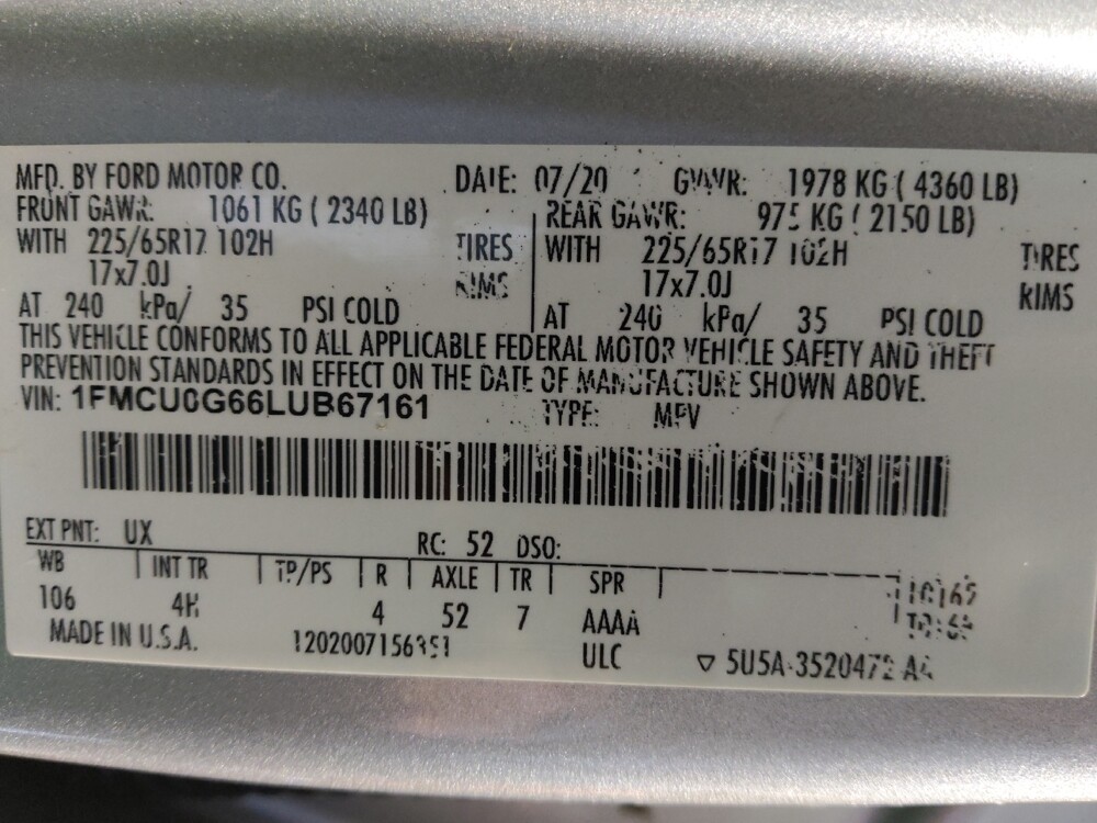 2020 Ford Escape in Houston, TX 77060 - 18086781 33