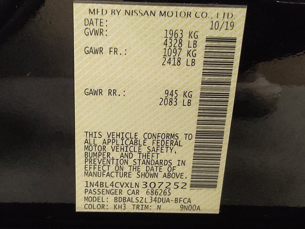 2020 Nissan Altima in Temple, TX 76502 - 18086796 33