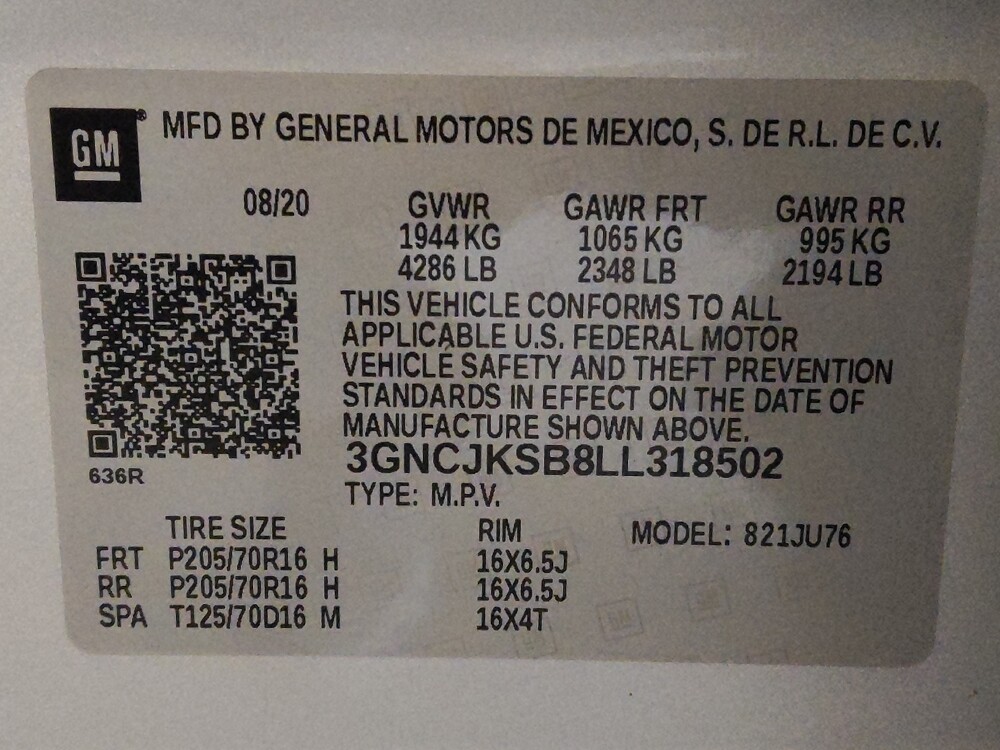 2020 Chevrolet Trax in Corpus Christi, TX 78412 - 18086813 33