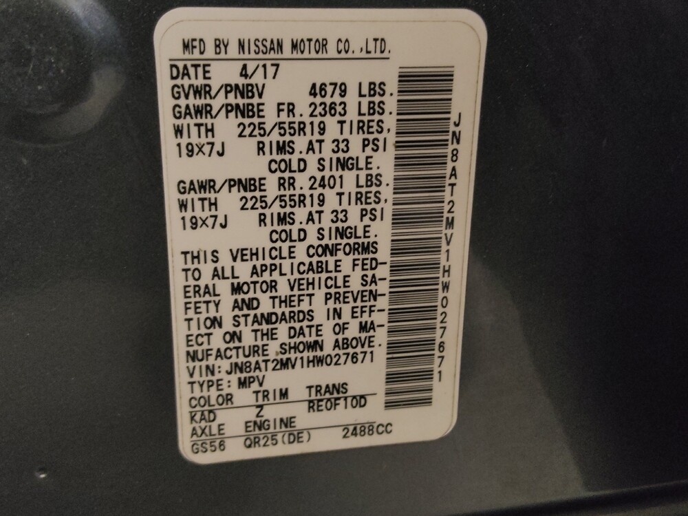 2017 Nissan Rogue in Charlotte, NC 28213 - 18086816 33