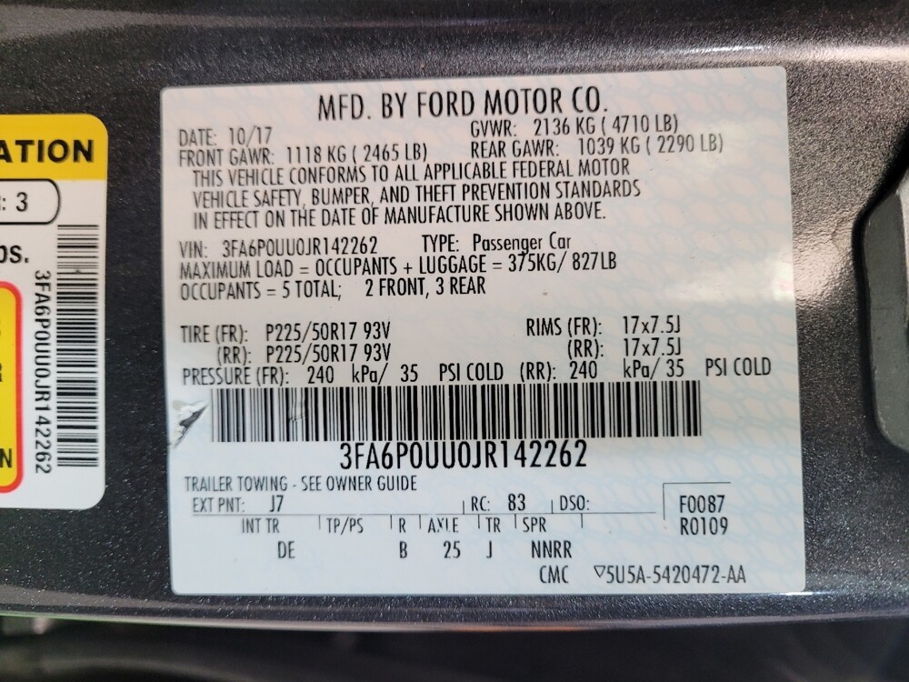 2018 Ford Fusion in Columbus, OH 43228 - 18086822 33