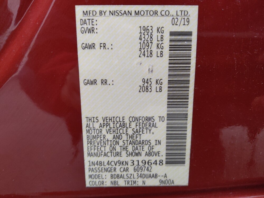 2019 Nissan Altima in San Antonio, TX 78238 - 18086860 33