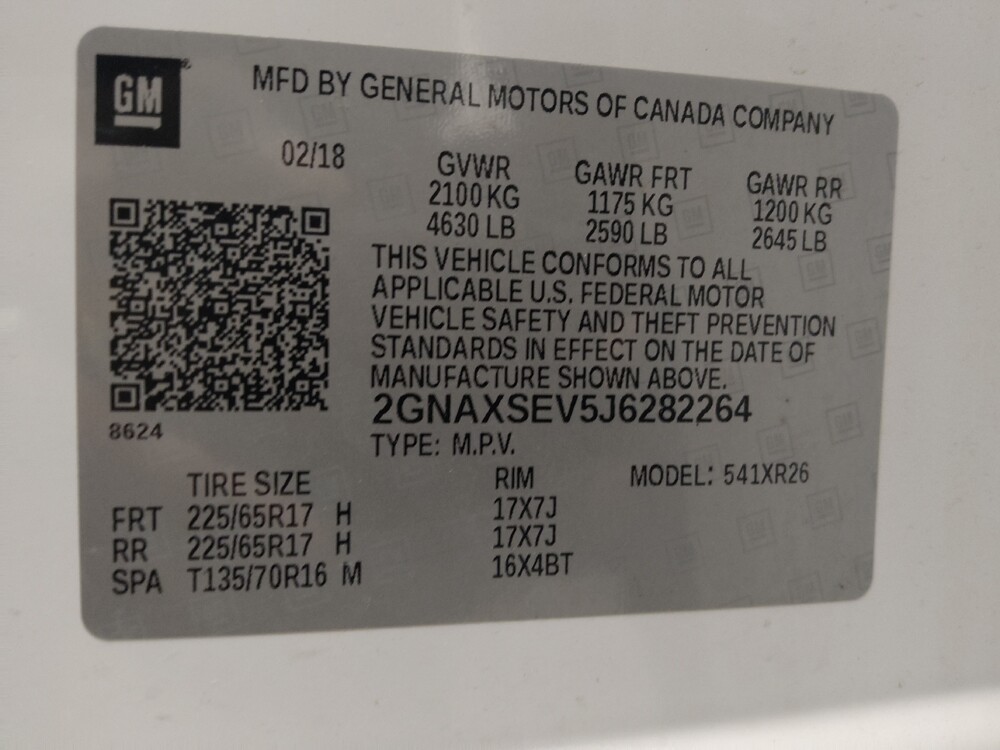 2018 Chevrolet Equinox in Grand Rapids, MI 49508 - 18086868 33