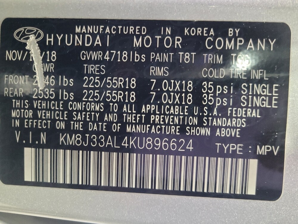 2019 Hyundai Tucson in Union City, GA 30291 - 18086881 33